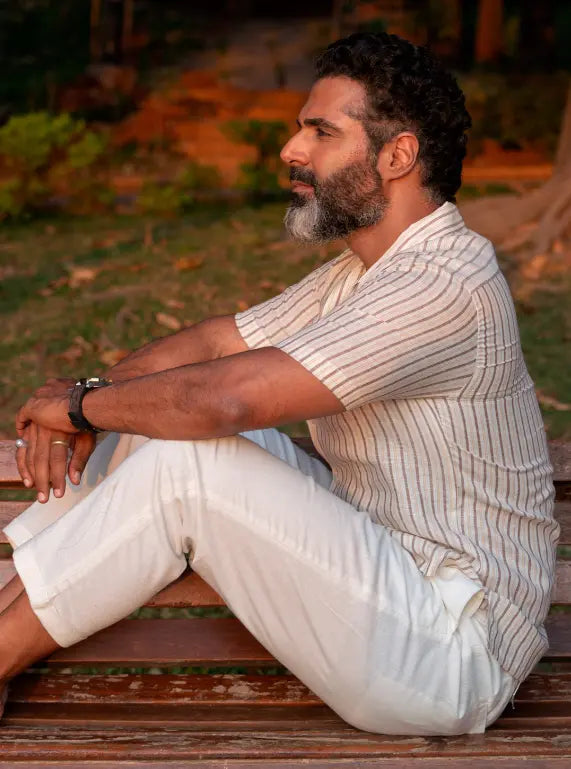 Speckled Sunbeam Linen Shirt