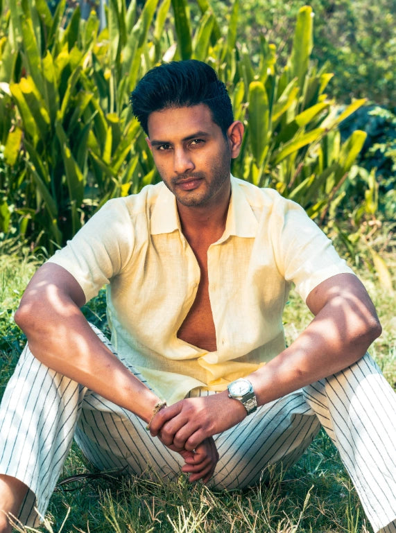 Sunlit Serenity Linen Shirt