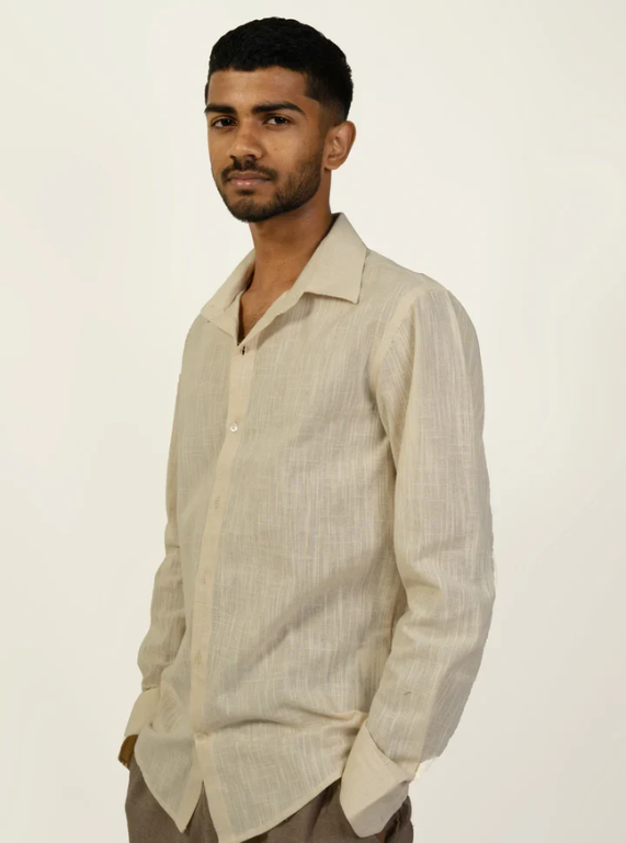 Classic Everyday Shirt - Light Beige