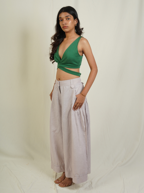 Pleated Pocket Pant - Sustained Grey