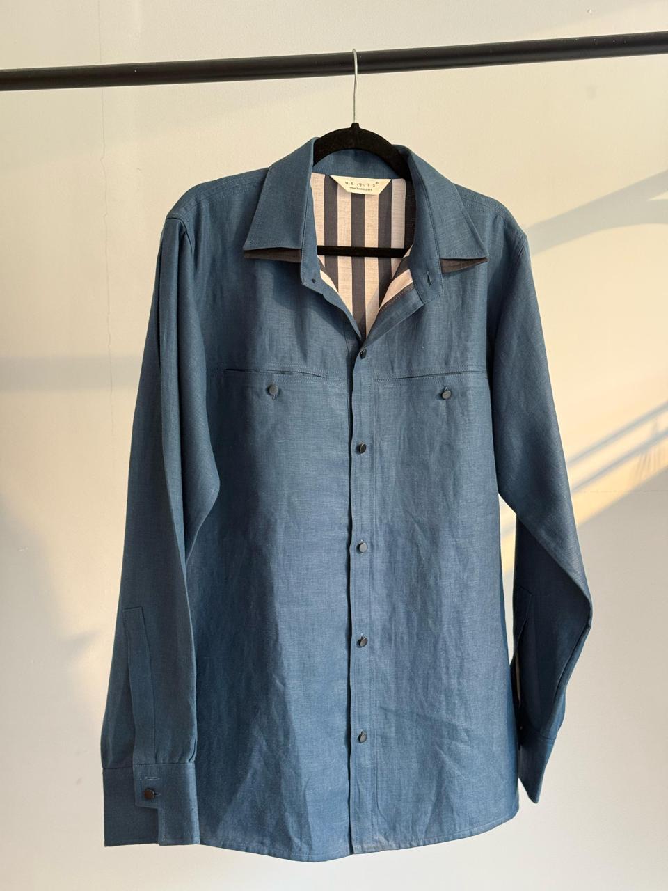 SHACKET WITH BACK ADJUSTABLE BELT