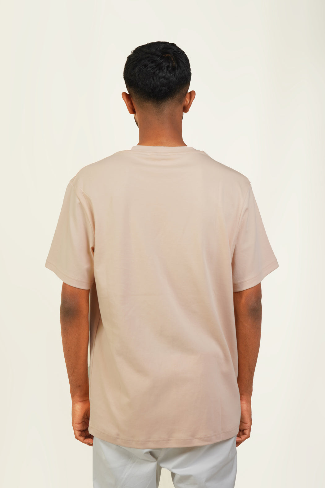 Round Neck T-Shirt - Nude Beige