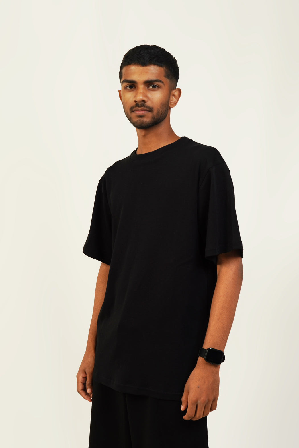 Crew Neck T-shirt - Cool Black