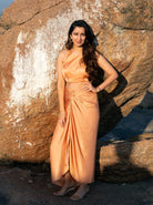 Knotted Drape Skirt