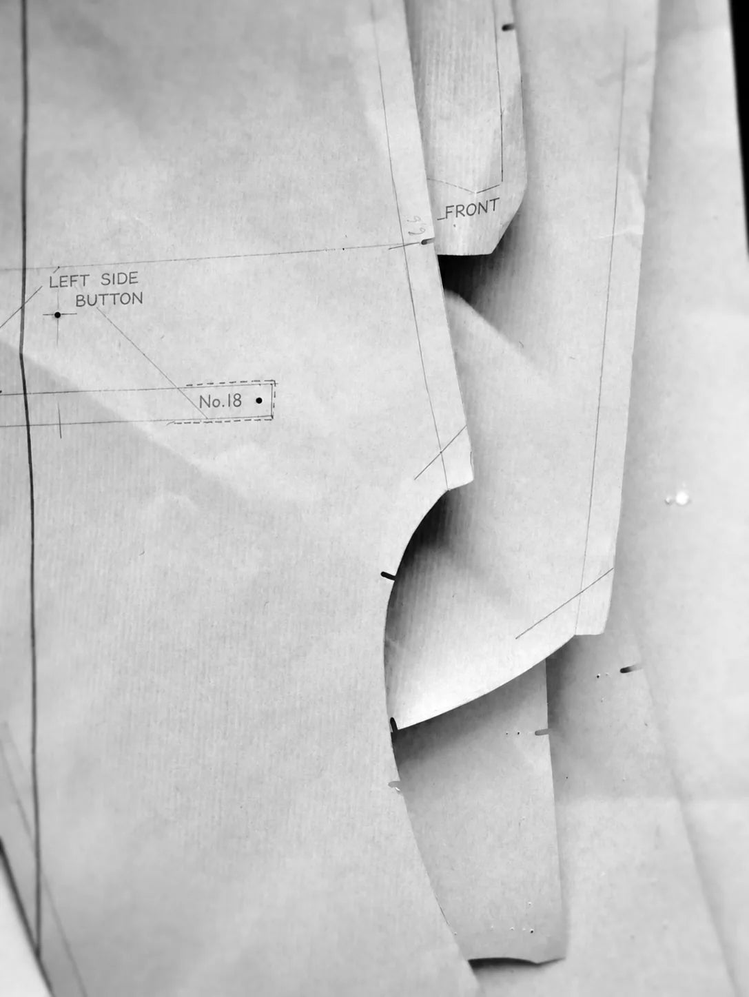 Tailored jacket paper patterns
