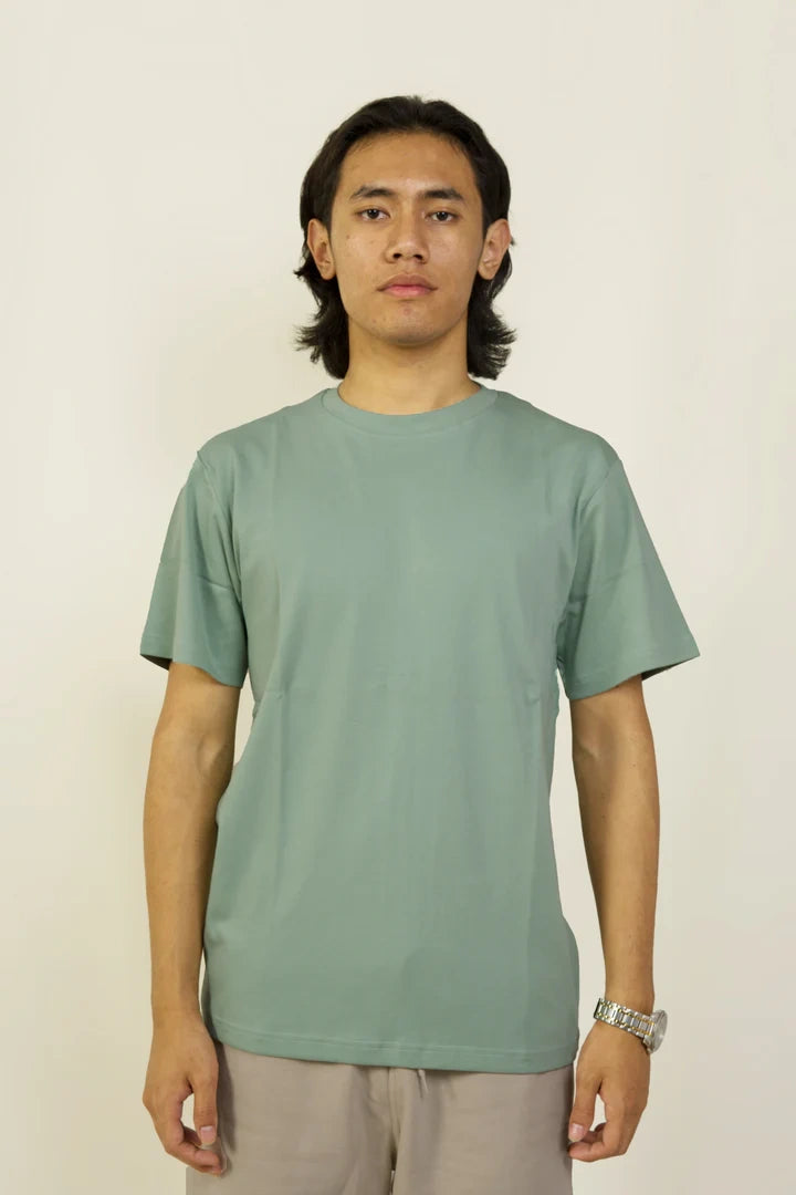 Round Neck T-Shirt - Sage Green