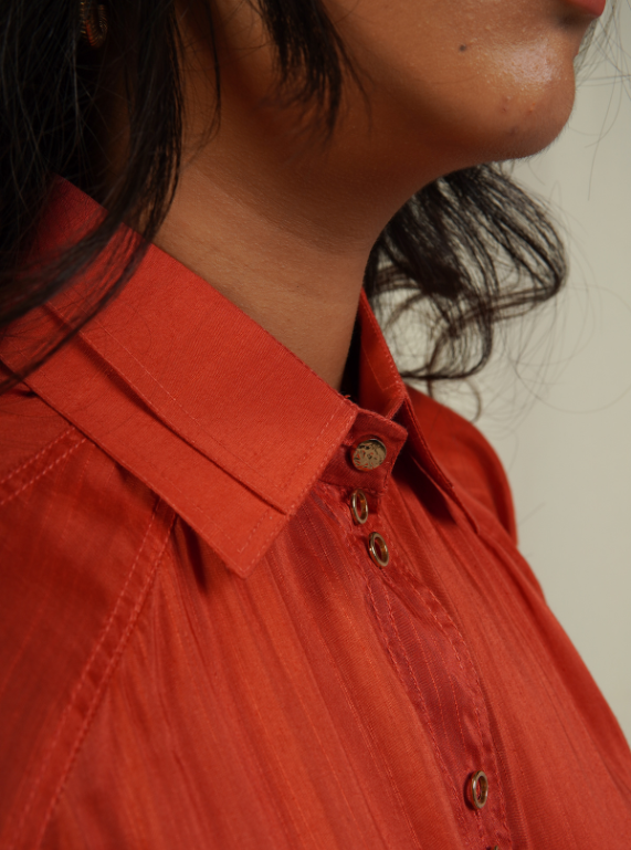 Double Collar Shirt - Astro Dust