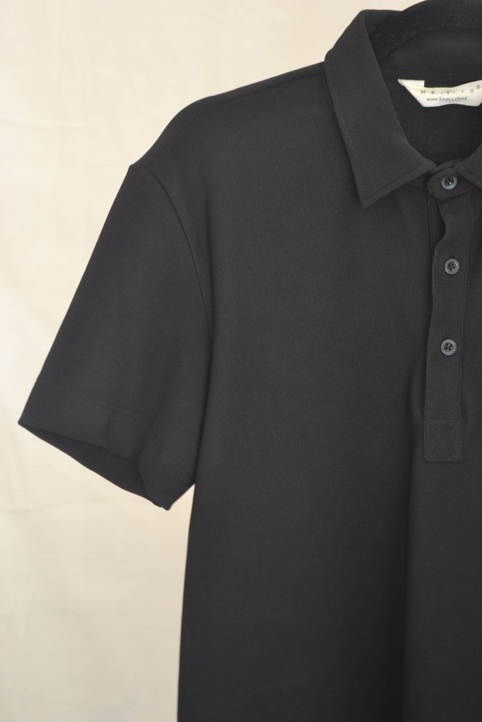 Black Recycled PET Polo