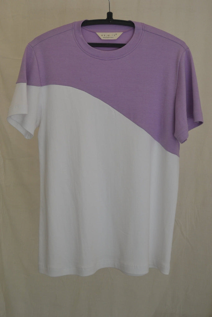 Lavender-White T-shirt