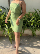 Green Backless Dress