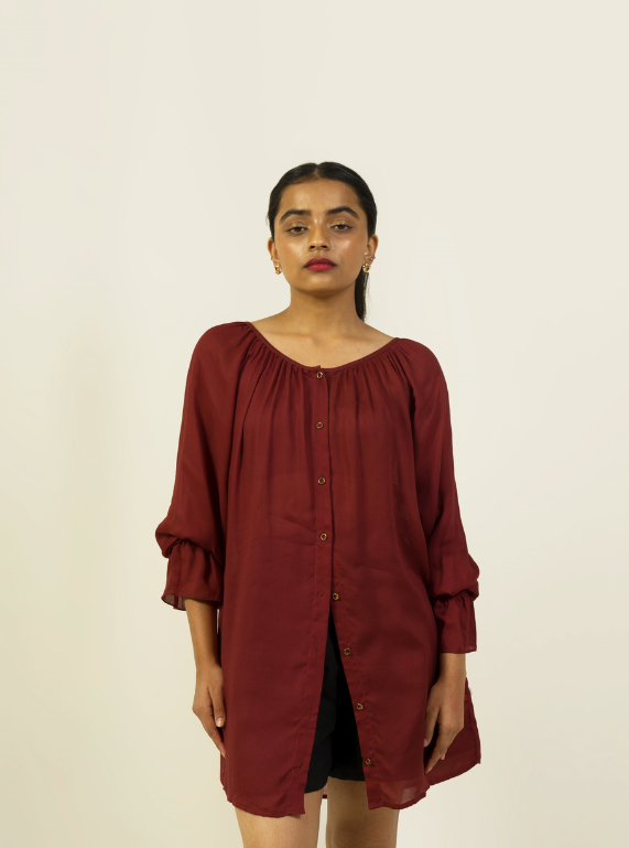 Boat Neck Shirt - Astro Dust