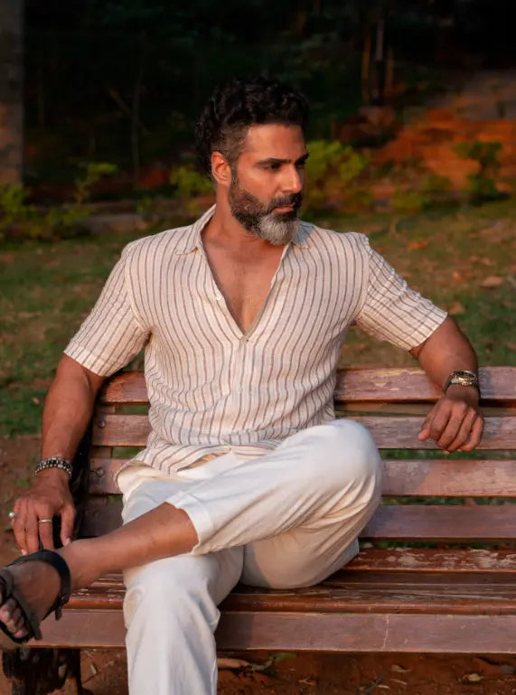 Speckled Sunbeam Linen Shirt