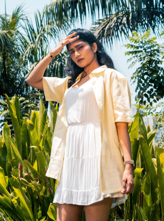 Sunlit Serenity Linen Shirt