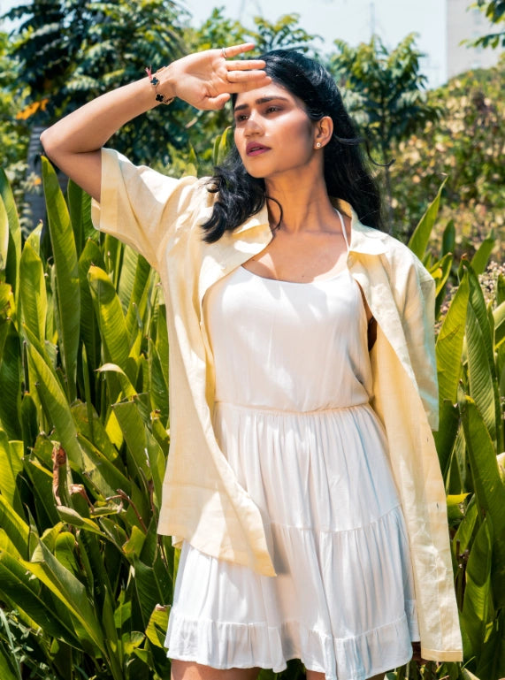 Sunlit Serenity Linen Shirt