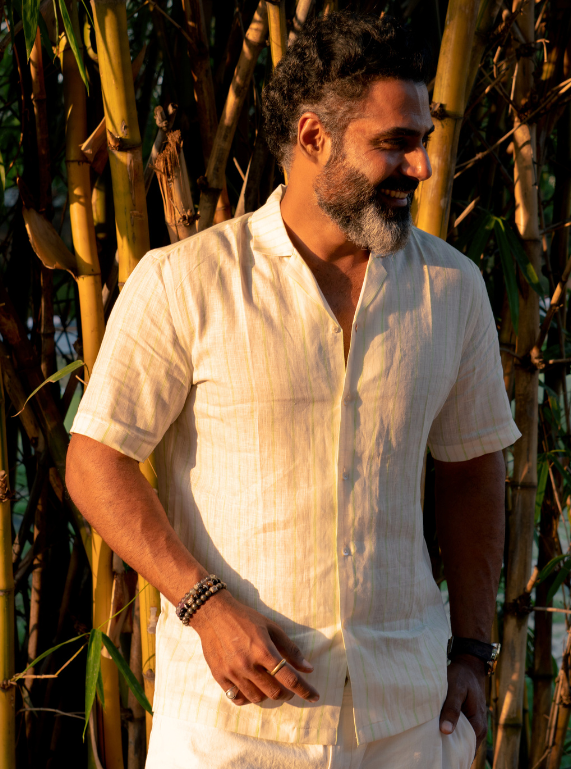Lux Ray Contoured-Yoke Shirt