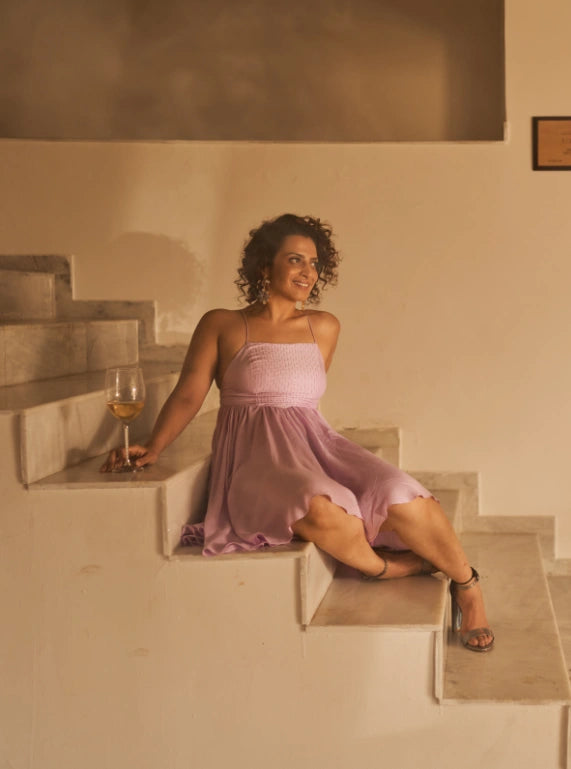 vestido de fiesta adornado