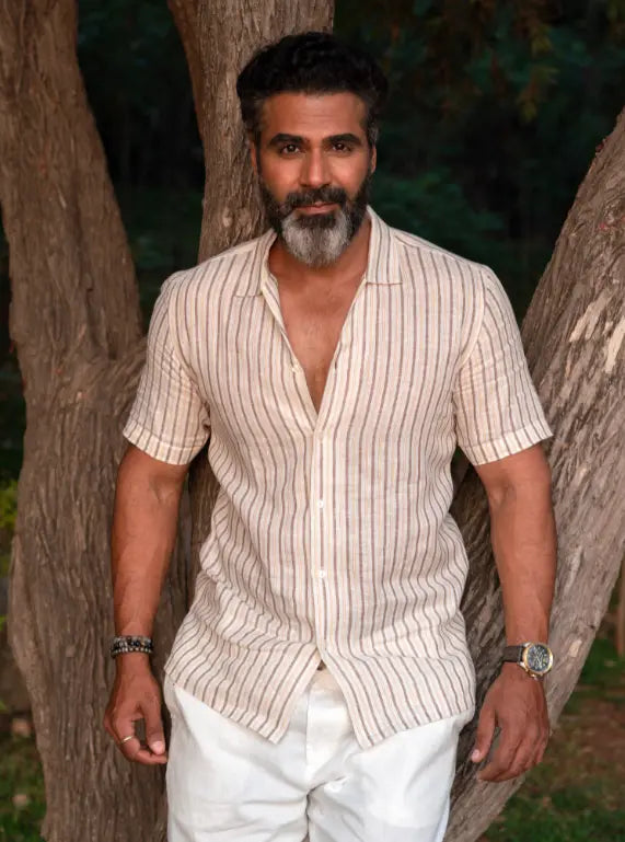 Speckled Sunbeam Linen Shirt