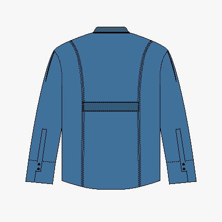 SHACKET WITH BACK ADJUSTABLE BELT