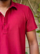 Red Recycled PET Polo